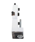 Rock Solid Cast Iron Steady Rest For Mini Wood Lathes 8X16 Inch Metal Center Frame Stabilizer No Sweat Heavy Duty Tool Rest side view