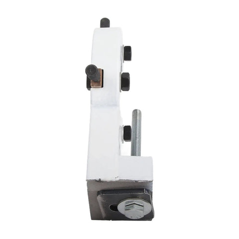 Rock Solid Cast Iron Steady Rest For Mini Wood Lathes 8X16 Inch Metal Center Frame Stabilizer No Sweat Heavy Duty Tool Rest side view