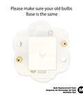 Base comparison for Led Replacement Bulb For 20W 2 Pin Swirl SBB Bulb B84J35 SB20 M Or SB20 M FFP 1 Pack