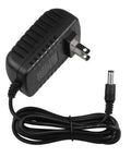 5V 2A Power Supply Charger With 8 Interchangeable Tips For TV Boxes, LED Strips, Tablets, Cameras, Webcams, Speakers, Routers And More; 6 Foot Cable, Worldwide 100 240V AC Adapter, 10W Output. black AC adapter with plug and barrel connector, 6 ft cable