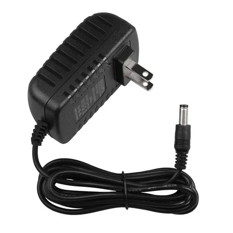 5V 2A Power Supply Charger With 8 Interchangeable Tips For TV Boxes, LED Strips, Tablets, Cameras, Webcams, Speakers, Routers And More; 6 Foot Cable, Worldwide 100 240V AC Adapter, 10W Output. black AC adapter with plug and barrel connector, 6 ft cable