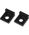 Premium CNC Aluminum Chain Tensioner For Motorized Bike 49cc 66cc 80cc Engine Kit With Smooth Roller Guide Wheel Black To Lock In Tight Fit And Stop Slack, two black aluminum parts