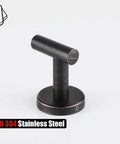 Oil Rubbed Bronze Towel Hook Set 304 Stainless Steel Zero Point Eight Millimeter Thick Tube And 2mm Post Wall Mounted
