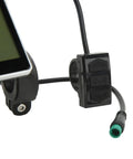 Ride Ready M5 LCD Display Panel For Electric Bikes And Scooters, 5 pin interface, waterproof cycling power meter, clamp detail