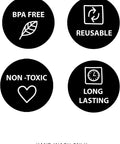 BPA Free Reusable Non-Toxic Long Lasting icons for Slim Reusable Gel Ice Packs Set Of 8 BPA Free Space Saving Cooler Block.