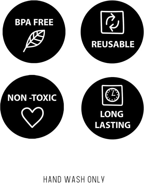 BPA Free Reusable Non-Toxic Long Lasting icons for Slim Reusable Gel Ice Packs Set Of 8 BPA Free Space Saving Cooler Block.