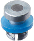 Amazon Prestige safety valve for Deluxe stainless steel pressure cookers; blue base with silver cap