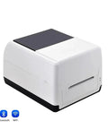 Direct Thermal Label Printer Desktop High Speed 127MM Per Second Shipping And Apparel Tag Maker Built Tough With Plug And Play Convenience For No Hassle Home Office Workflow, showing a white printer with wireless options.