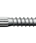 Heavy Hitter Wood Screws 1/4 Inch By 6 Inch Hex Head Alloy Steel visible showing the screw's hex head and threaded shaft.
