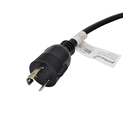 Beefy L6-30 Power Splitter Cable 36 Inch 10 AWG 30A 250V Y Adapter L6-30P To Dual L6-30R Receptacles with nickel plated brass pins