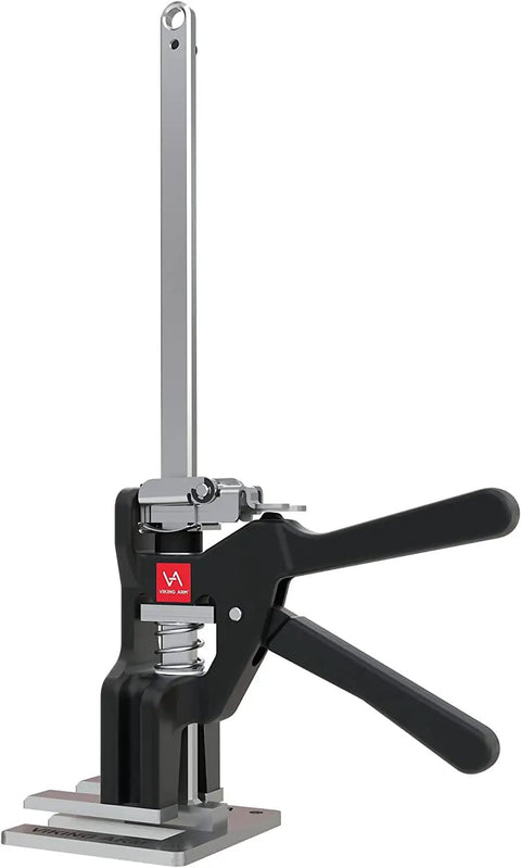 Heavy Duty Hand Jack Lift Tool For Cabinets, Flooring, Windows And More, Stainless Steel Arm Lifting Tool with handle