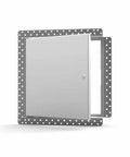 Solid 16X16 Inch Flush Drywall Access Panel With Concealed Hinge Beefy Galvanized Steel Build Tough Perforated Taping Bead for wall access.