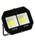 JUDYSSY Bright Led Floodlight 30W-600W，， featuring 100W dual LED panels, sturdy black aluminum frame, IP65 waterproof rating.