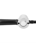 Double Electric Sheet Metal Nibbler Cutter Drill Attachment Portable Power Tool, metallic body with black handle for easy gripping.