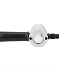 Pro Grade Double Head Metal Nibbler Drill Attachment For Cutting Stainless Steel Iron Aluminum Copper Sheets, side view.