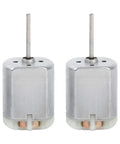 Beefy Torque 12V DC Door Lock Actuator Motor With 22mm D Shaft For Auto Power Lock Replacement Easy Install DIY Car Upgrade For FC-280SC-20150 1 Pair Ready To Install visible from the front, demonstrating the 22mm D shaft design.