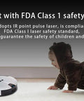 RPLIDAR X3 360 Degree 2D Lidar Sensor with child, FDA Class 1 laser safety, suitable for home robots, on carpet
