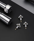 Heavy Duty Drywall Anchors And Screws Kit 50 Sets Plastic And Steel For Hollow Walls And Frame Mounting displayed on black surface