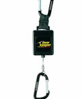 Heavy Duty Retractable Instrument Tether With Aluminum Carabiner For Radios And Tools 58 Oz Load Capacity 22 Inch Extension