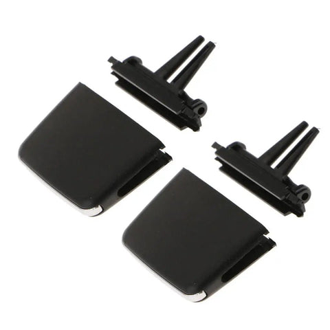 Direct Plug And Play No Splice Air Vent Clip Kit For BMW 3 Series E92, black plastic vent clips, pack of 2