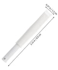 Upgrade Your Cupboards With These Durable White Plastic Rebounders For Easy Push To Open, Perfect Cabinet Door Catches That Make Wardrobes And Kitchen Cabinets Super Snappy And Smooth Every Single Time, measuring 3.14x0.47 inches.