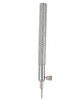 Watch Crown Remover Tool With 6 Replacement Heads, Alloy Steel Pro Grade Crown Tube Extractor photographed from side