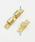 Double Ball Latch Tension Roller Catch For Cabinets Doors And Furniture Pure Copper Construction with Rust Resistant Finish