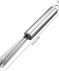V Shape Stainless Steel Pineapple Eye Peeler Remover Tool For Easy Home Kitchen Prep, precise eye cutter with measurements
