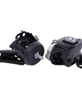 Built Heavy Engine Motor Mount And Transmission Torque Strut Mount Kit For Hyundai Sonata 2015 To 2018 2.4L L4 Auto view of sturdy mounts with black finish.