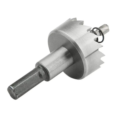 Straight Up Badass High Speed Steel Hole Saw Set 5 Piece Drill Bit Kit, hex shank hole saw for wood and metal cutting.