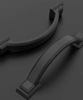 10 Pack Matte Black Cabinet Pulls, 3 Inch 76mm Hole Centers, Arch Style Handles For Kitchen Cabinets, Bathrooms, Dresser And Drawer Furniture