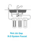 Real Deal Oil Rubbed Bronze Drinking Water Faucet For Reverse Osmosis Systems With Non Air Gap Design And Lead Free 304 Stainless Steel Construction Delivering Smooth Flow Zero Fuss Installation, installation diagram showing plumbing setup.