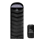 Black XL Widened Upgraded 4 Season Camping Sleeping Bag For Adults And Kids Built Tough Waterproof Lightweight 0F Warmth