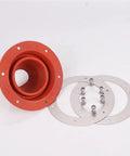 Stove Jack Tent Flashing Kit With High Temp Flexible Pipe Sealing, Heavy Duty Silicone With Stainless Rings And Nuts for tents