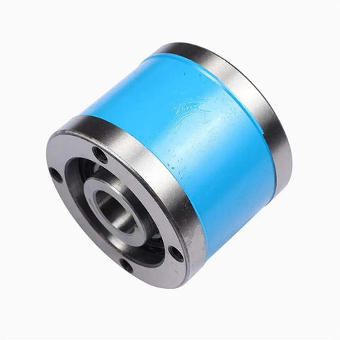 Straight Shot Heavy Duty Wedge Type One Way Clutch Steel Overrunning Backstop Assembly 25 By 90 By 50 Millimeters in blue.