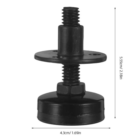 Adjustable Furniture Leveling Legs Set, Four Pack With 3/8-16 Threads, Steady Feet For Workbenches, Tables, And Desks close-up