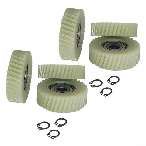 Six Piece Planetary Gear Set For E Bike Hub Motors With 31T 35T 36T Nylon Gears And 608 Bearing 8mm Aperture White Replacement Parts