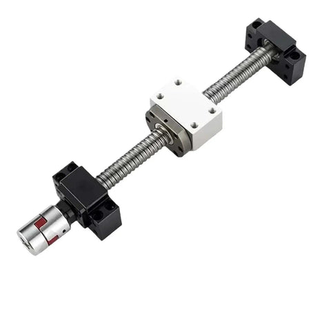 Badass C7 Ball Screw Set SFU3210 500mm Lead Screw Kit with DSG32H coupling and BK25 BF25 supports for CNC machines.