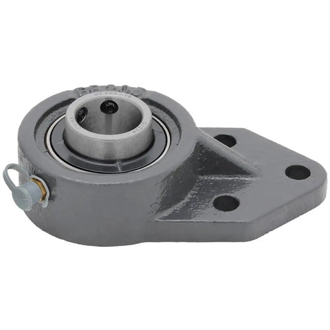 Two Pack Three Bolt Flange Mount Ball Bearing Unit With UC205 16 Insert Bearing Cast Iron Housing FB205 1 In Bore 5 16 In Bolt Set