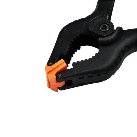 Close-up of Versatile Nylon Spring Clamps For Woodworking And Home Use, Toggle Clip Clamp For Wood Projects, Lightweight Plastic Clamp, 3 Inch