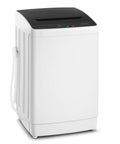 No Sweat Portable Washer And Spin Dry Combo Featuring A Heavy Duty Stainless Steel Drum Full Automatic Electric Laundry Machine With Drain Pump Ready For Rapid Apartment Loads, compact white design with digital controls.