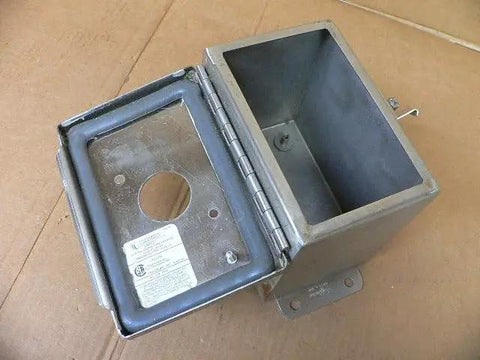Open Heavy Duty Type 4X Industrial Control Panel Enclosure 12 Inch Depth Weatherproof Electrical Cabinet for Rough Jobs