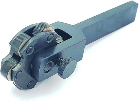 Six Wheel Multi Texture Lathe Knurling Tool With Two Holder Sizes Three Eighths By Seven Eighths By Five And One Half Inches