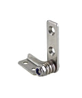 Left-B 304 stainless steel adjustable torque-damping hinge with mounting plate and built-in damper (2.5 N.m)