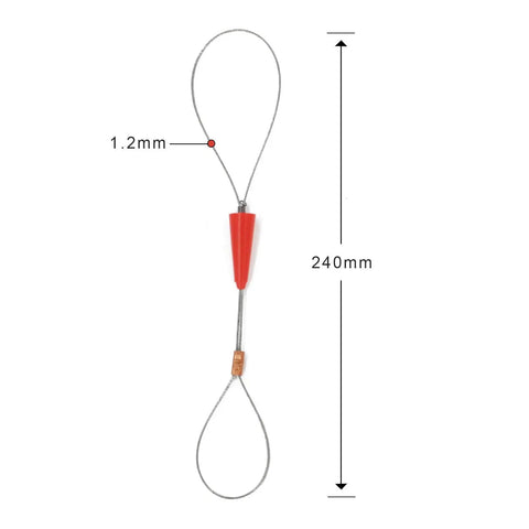 240mm tool from 30M 100ft Fish Tape Cable Puller Kit For Through Wall Wiring Flexible Yet Rigid Design 4mm PET Cable Puller
