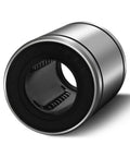 NOOTO SW8G 1/2 in linear ball bearing with rubber seal, metal housing (angled view)