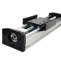 Built Tough Nema 23 Linear Actuator Stage With Fully Enclosed Ball Screw And Aluminum Sliding Table for precise axis motion.