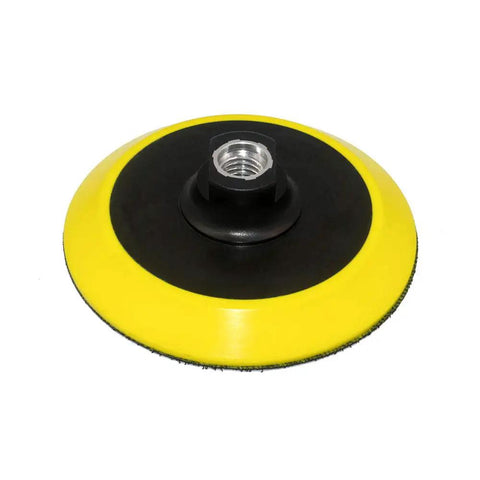 2 Pack 5 Inch Hook And Loop Sanding Pad Backing Plates With 5/8-11 Threads For Sander And Grinder Durable Polyurethane Construction