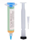 Precise Syringe Type Flux for PCB Soldering RMA 223 Easy Tinning Paste with needle and cap, 2 Pack