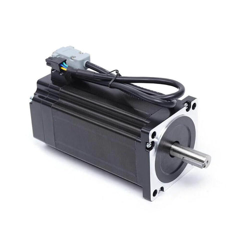 Closed Loop Stepper Motor Kit With 12NM Hybrid Servo Driver for CNC Engraving, showcasing the motor component with 3 Axis Precision Motion Control.